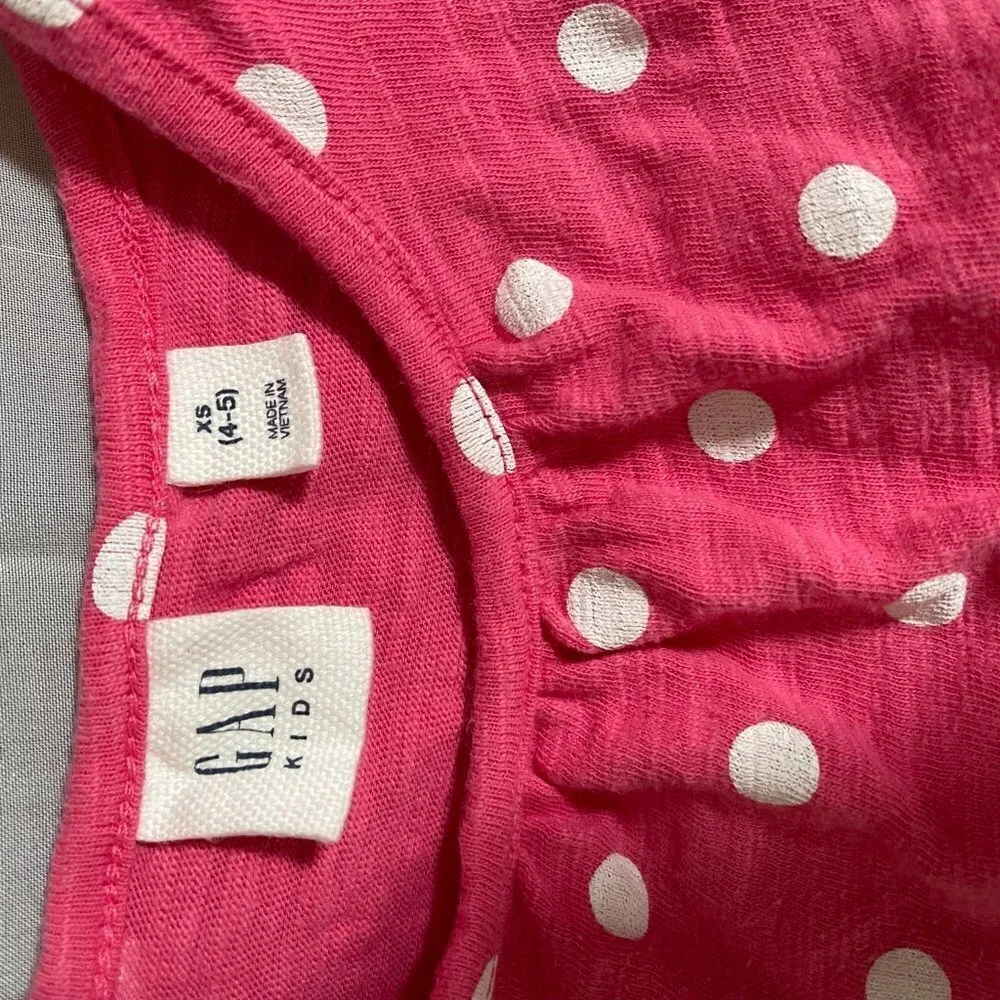GAP Kids Tee Shirt Top Girls Gapkids Summer Spring Youth Size XS (4-5) - Picture 3 of 6